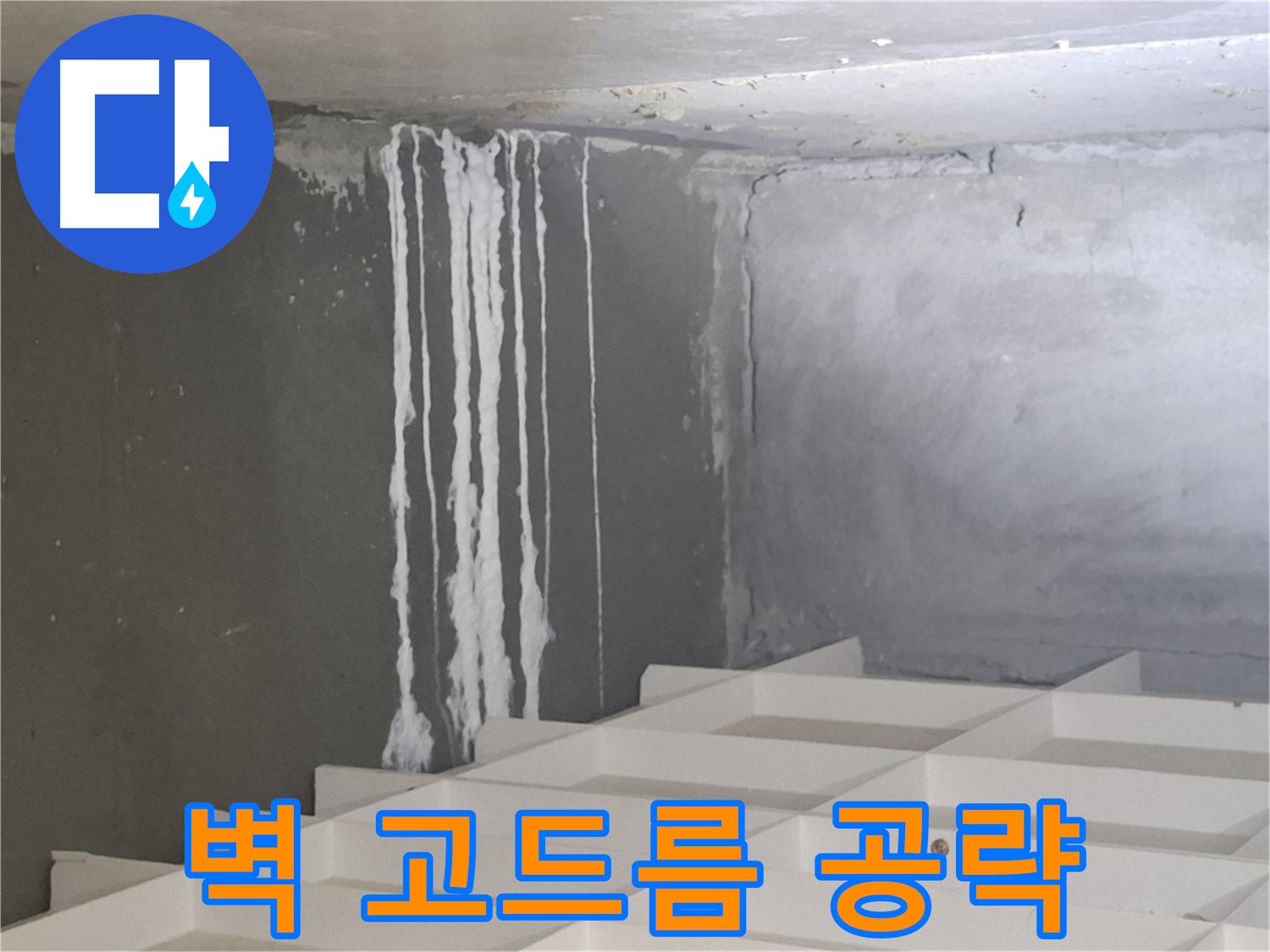 삼평동 아파트 누수 클리닉 - 벽에 맺힌 하얀 고드름, 숨겨진 누수 경로 꼼꼼히 찾기
