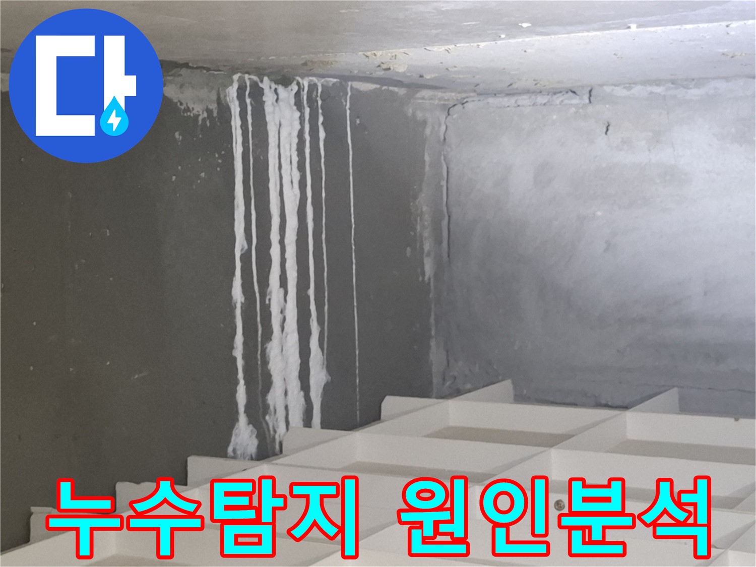 삼평동 아파트 누수탐지 - 석회수 발생 원인을 꼼꼼하게 파헤쳐 정확한 해결책 제시