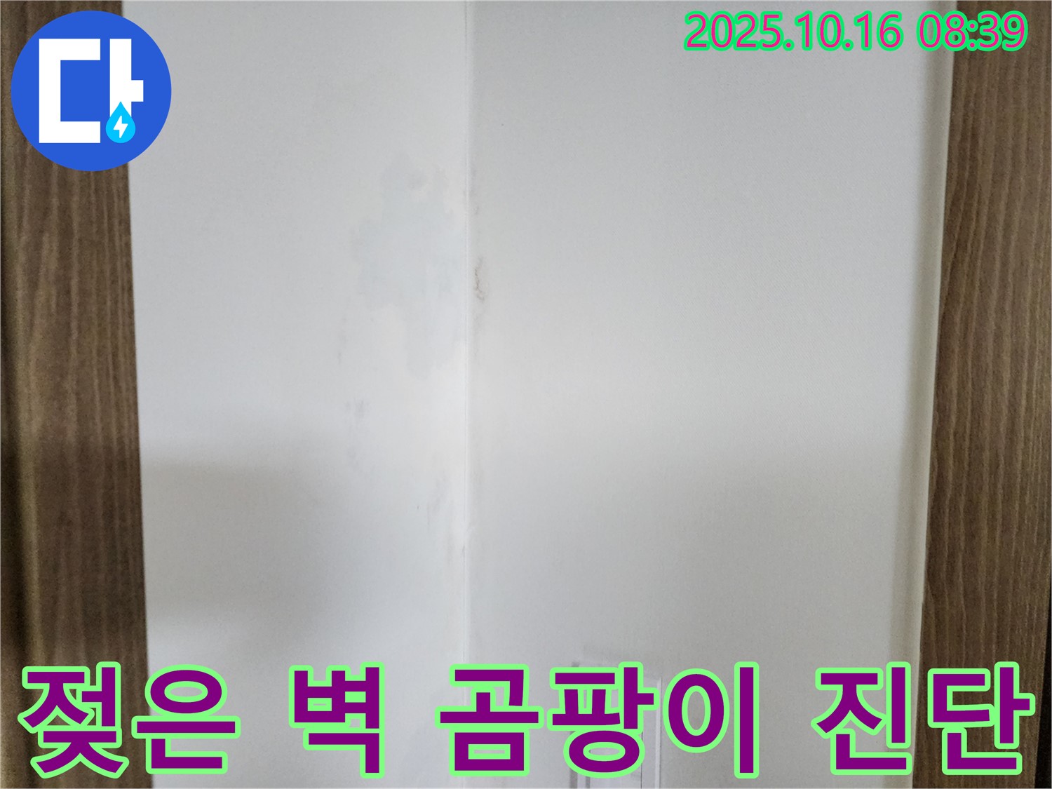 양주시 남면 주택 젖은 벽 - 곰팡이 발생 가능성 진단 이미지