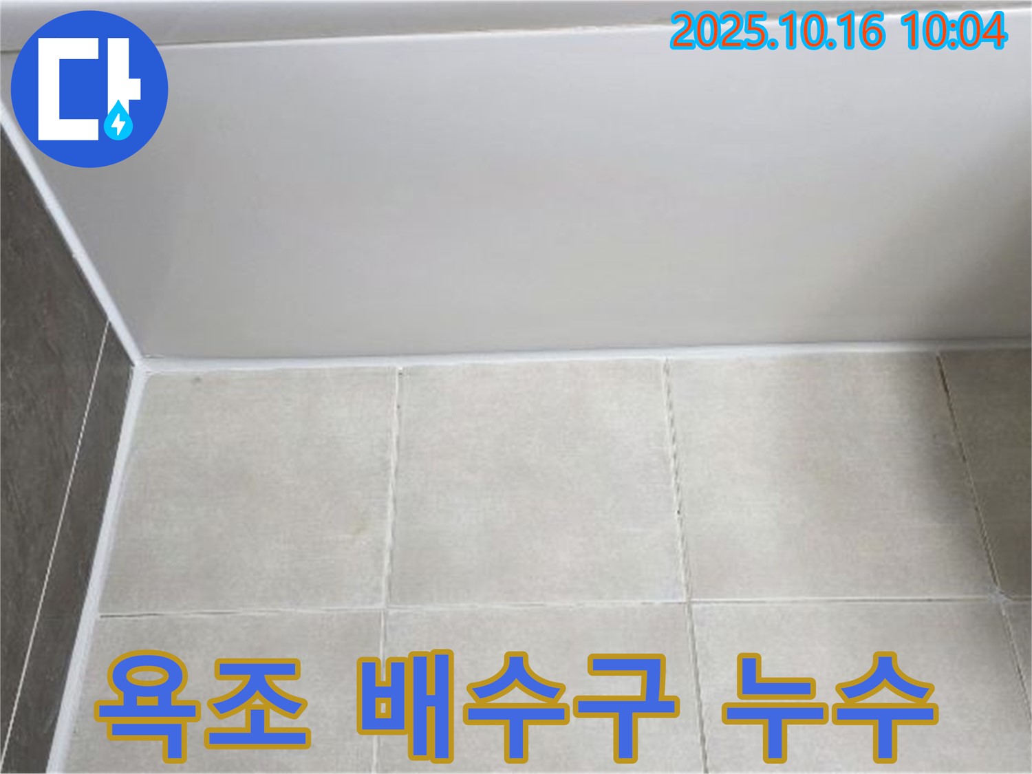 양주 옥정동 아파트 - 욕조 배수구 주변 누수, 문제 해결 전문가