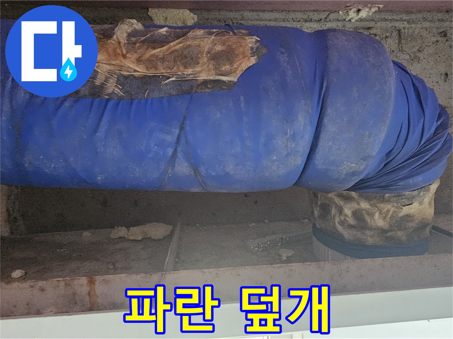 신월동 누수 - 파란 배관 덮개의 숨겨진 문제점