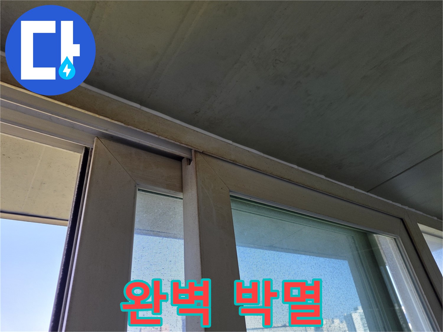 신월동 양천구 창틀 누수 - 곰팡이 제거 - 곰팡이 완벽 박멸