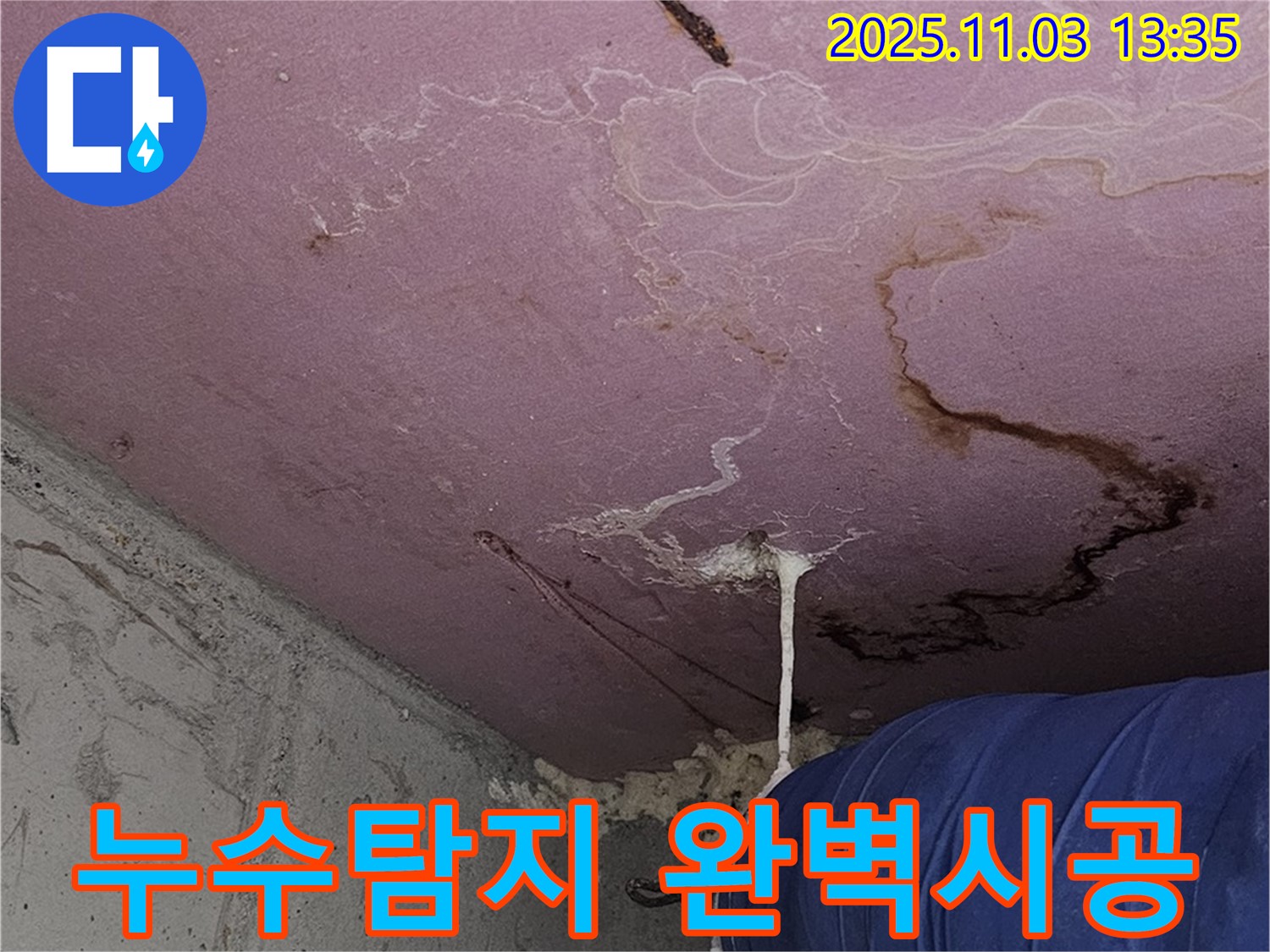 양천구 신월동 누수 현장 - 누수탐지부터 완벽한 시공까지 책임지는 과정을 담았습니다.