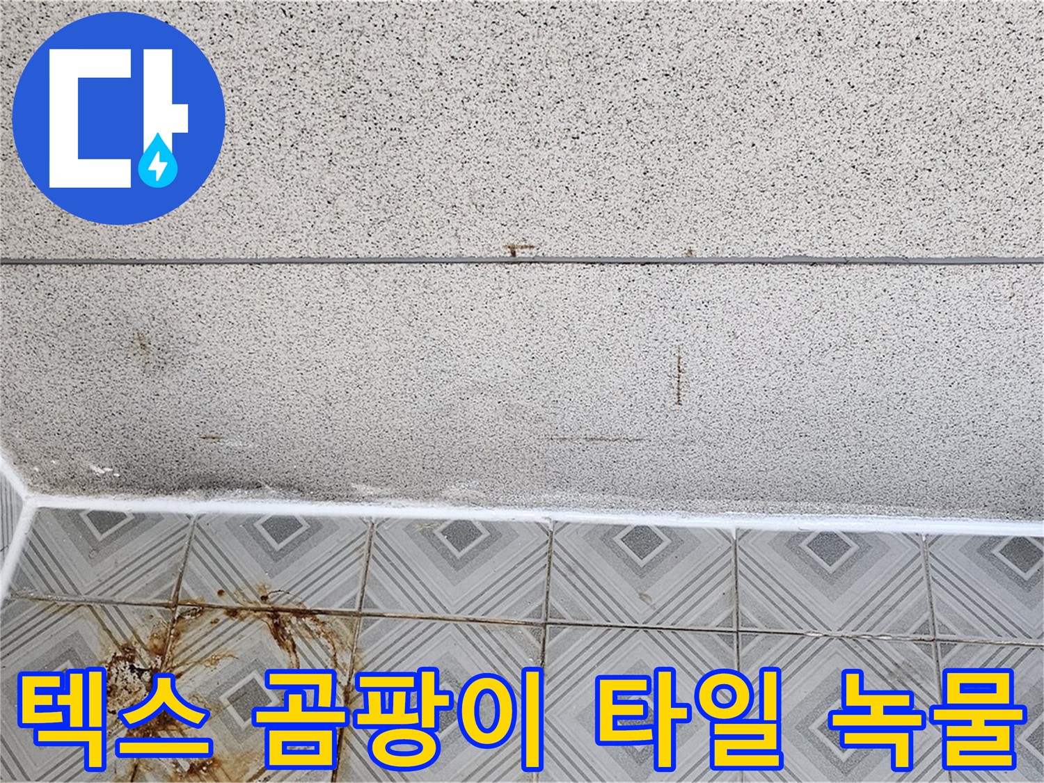 양천구 신월동 - 텍스 곰팡이 - 타일 녹물 자국 - 심각한 누수