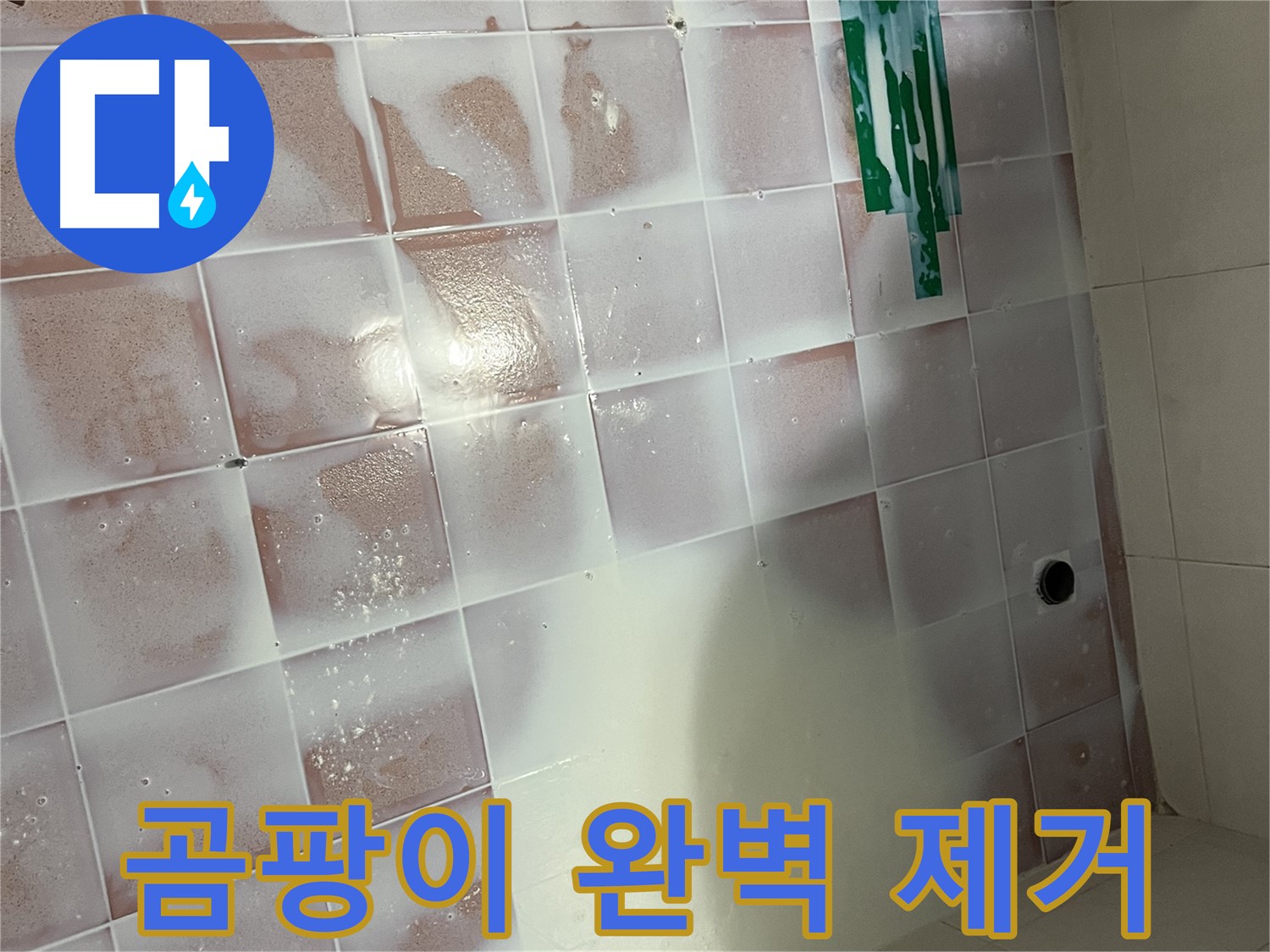 곰팡이 제거 - 곰팡이 완벽 제거 완료