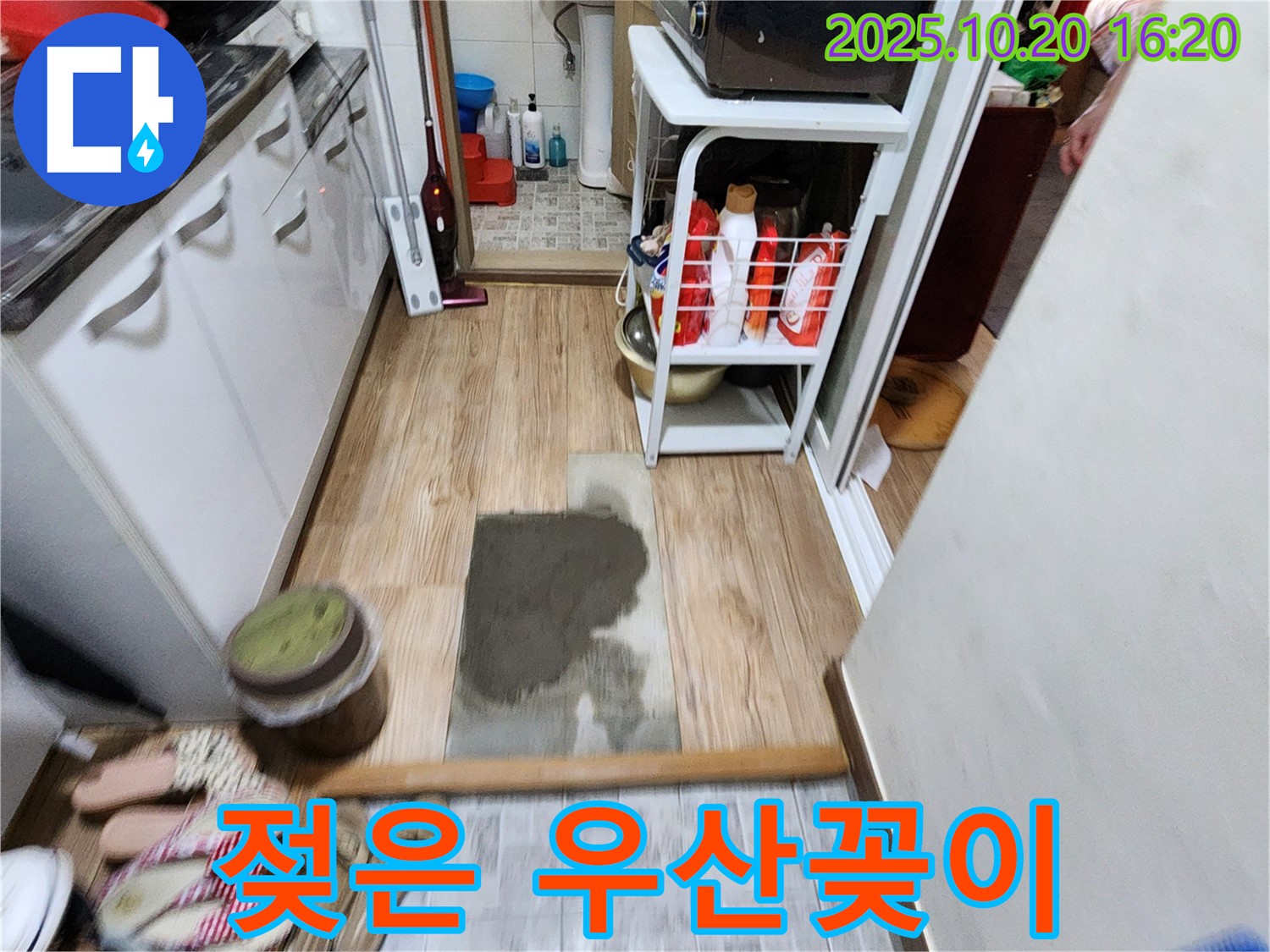 양주 누수 - 장흥면 부곡리, 현관 젖은 우산꽂이의 원인, 누수를 의심하고 정확하게 진단합니다.