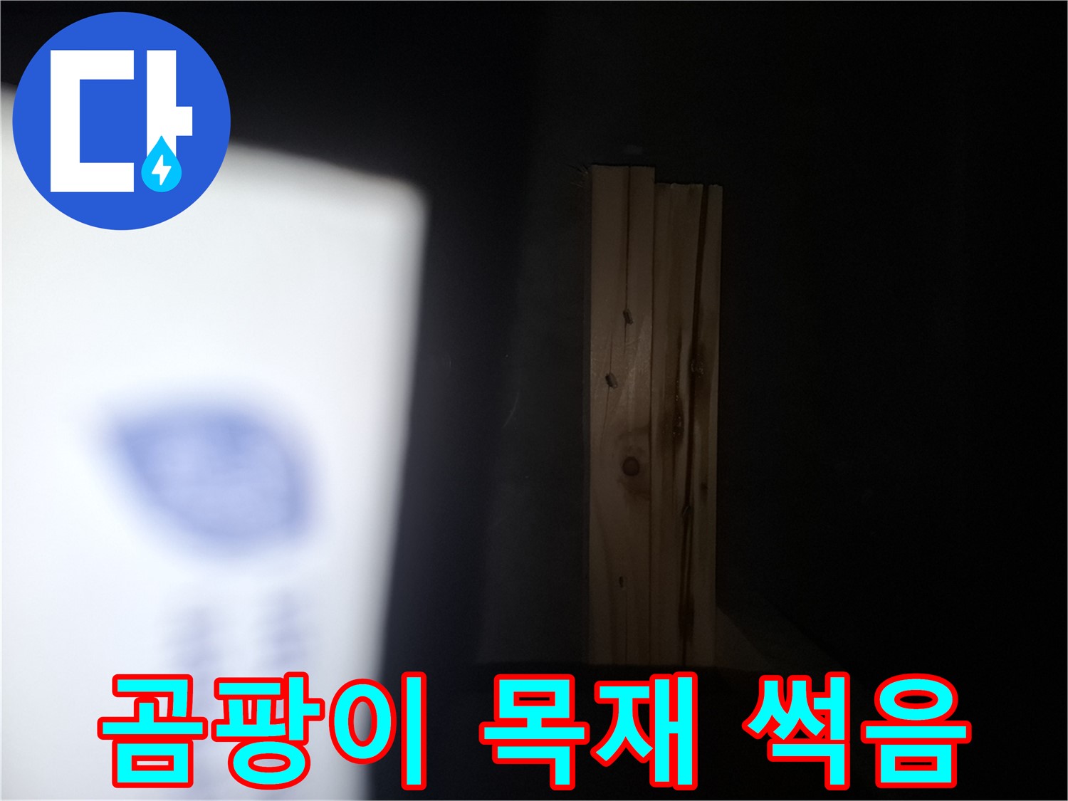 수원 팔달구 신풍동 누수 - 곰팡이와 목재 썩음 동시 발생 - 누수부터 해결해야 합니다.