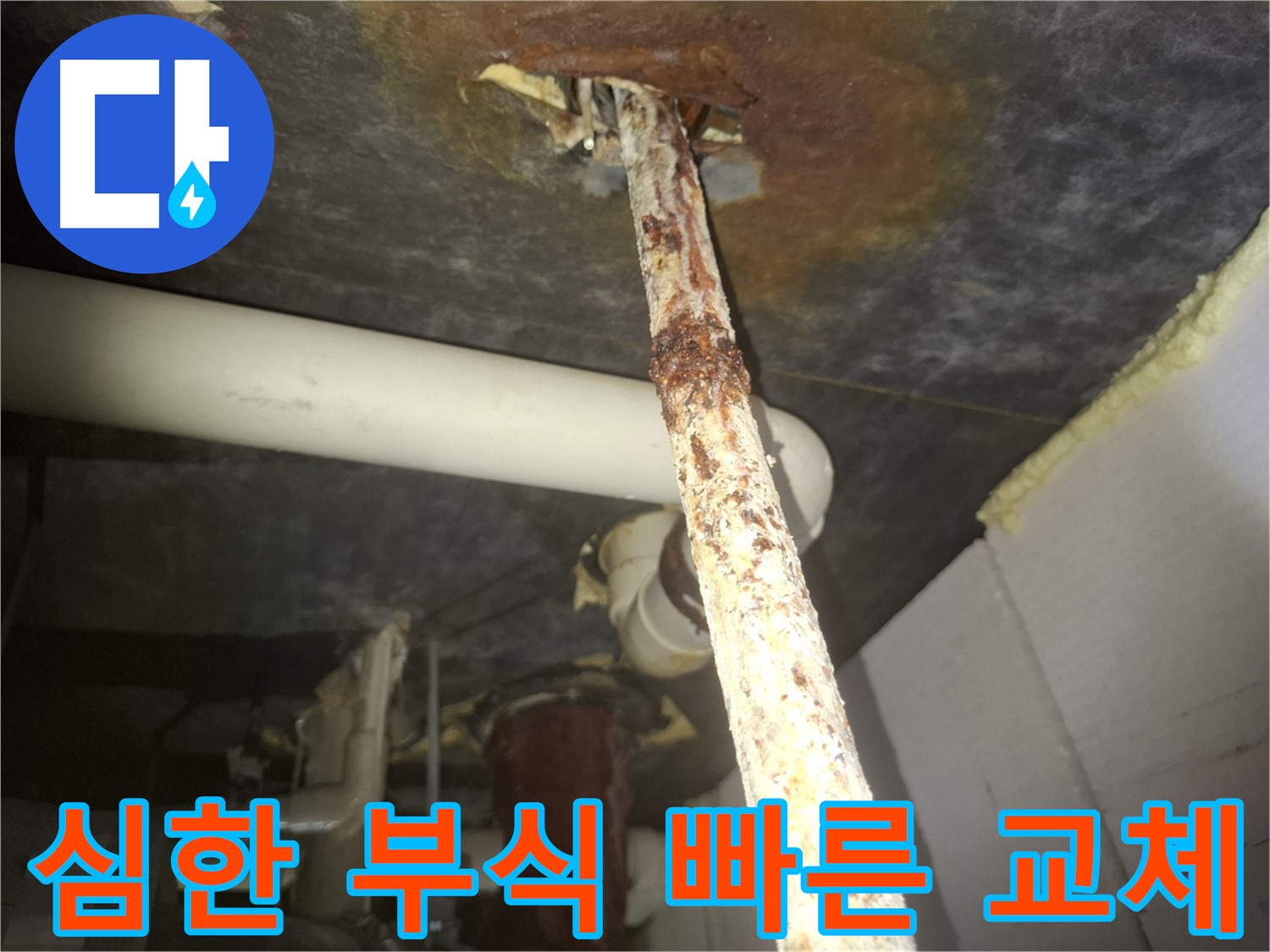 수원 팔달구에서 심각하게 부식된 배관의 빠른 교체를 권장합니다 - 안전을 위해 즉시 조치하세요.