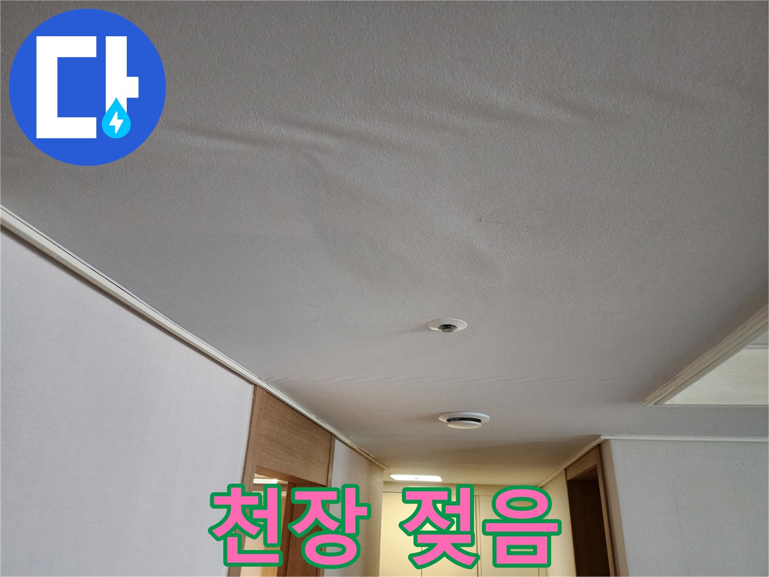 사우동 아파트 누수 - 천장 젖음, 누수 탐지 전문