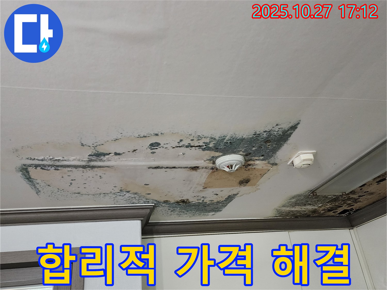 양주 회천2동 아파트 천장 누수 - 합리적인 가격으로 완벽하게 해결