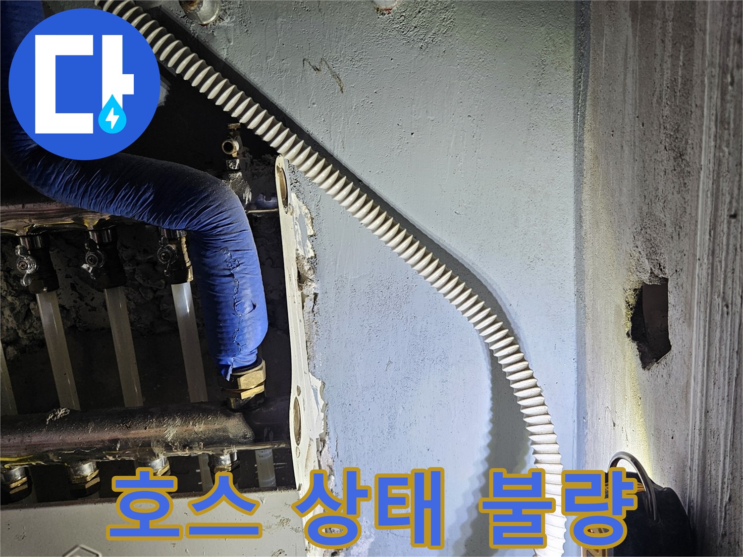 양평군 용문면 어수리 - 분배기 연결 호스 상태 불량 발견