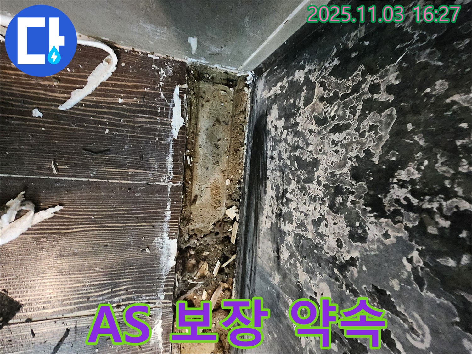 양주 삼숭동 누수 현장 - 완벽한 A/S를 보장합니다. 책임 시공으로 고객님의 만족을 최우선으로 생각합니다.