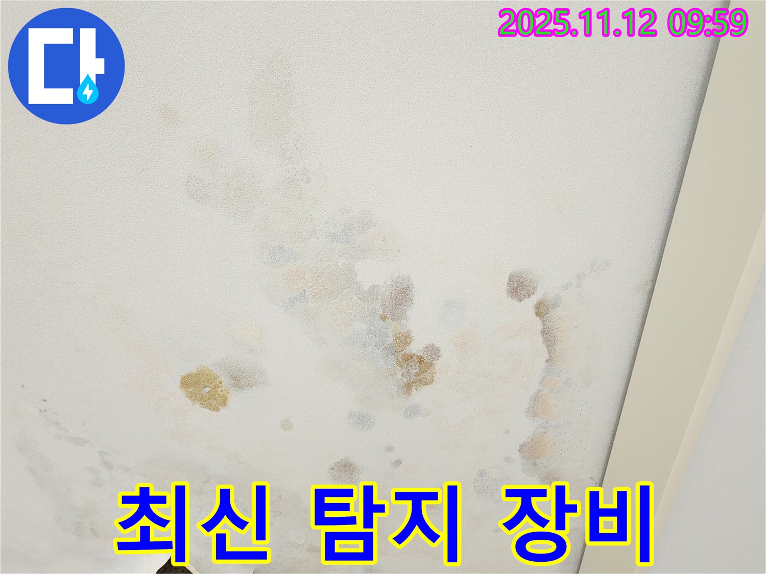포천 소흘읍 무봉리 누수 현장 - 최신 누수 탐지 장비 사용