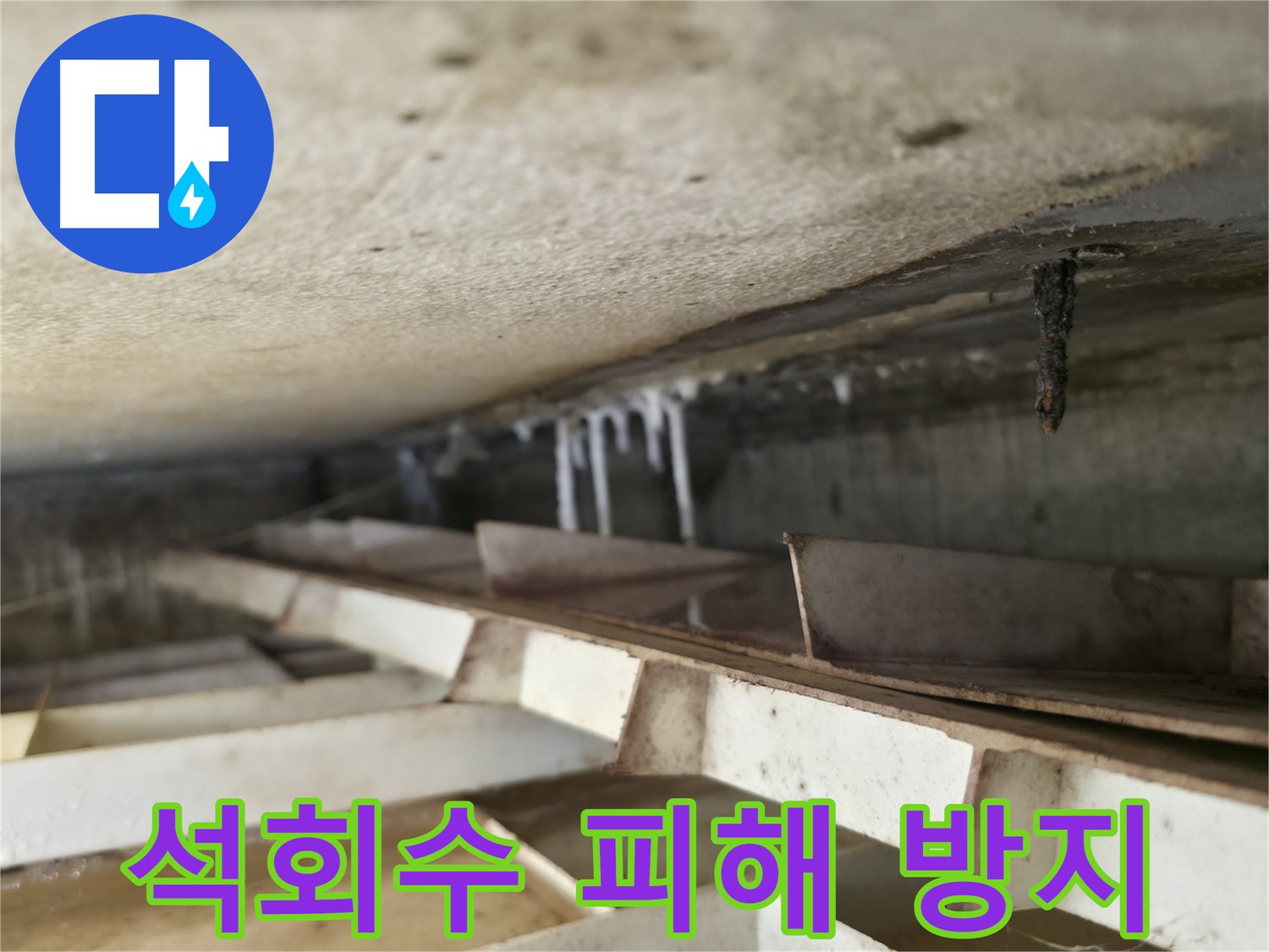 금천구 독산동 빌라 누수 - 천장 석회수 누수는 피해 확산을 막는 것이 중요합니다. 신속하게 대처해야 합니다.