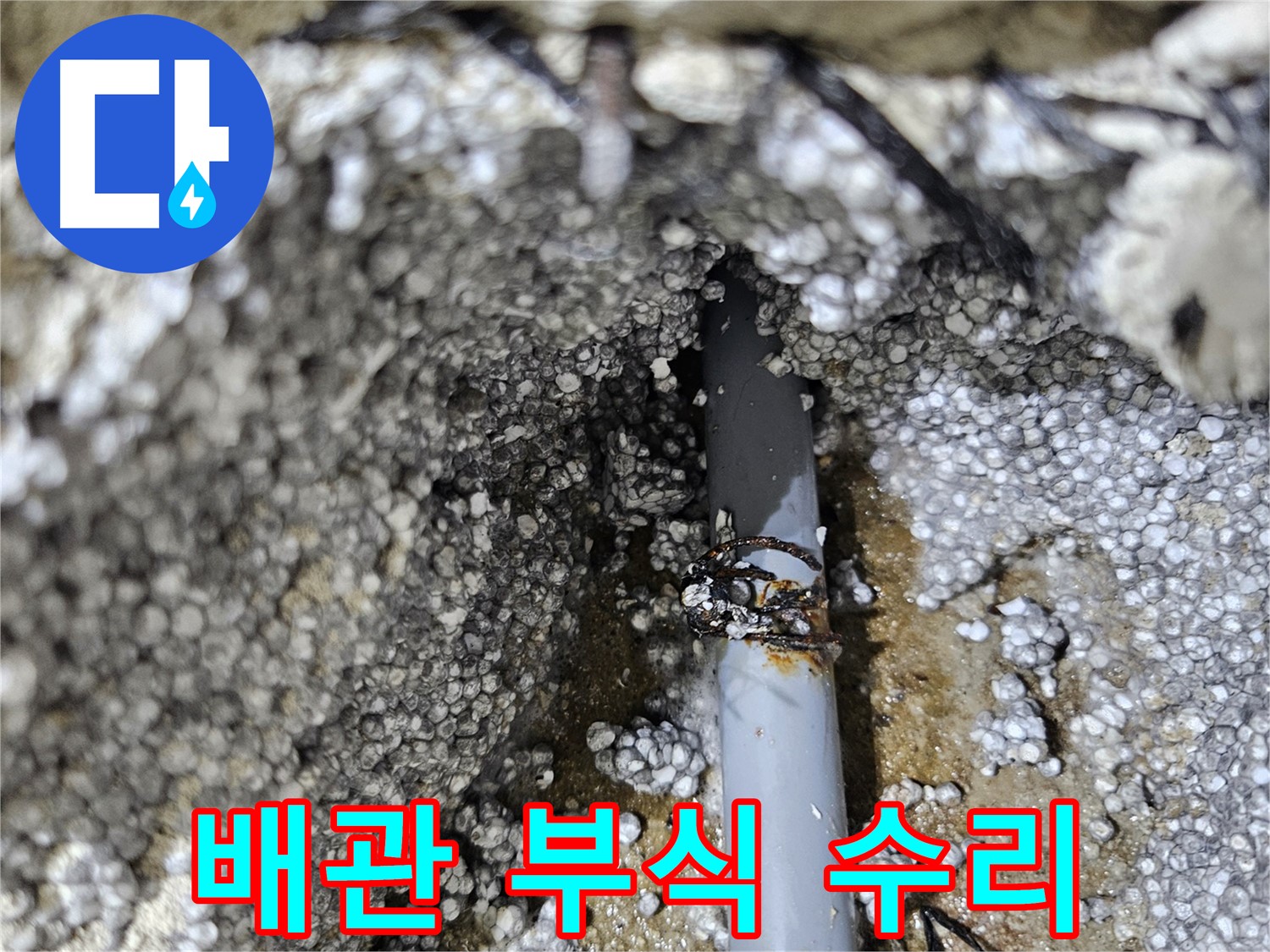 이천시 아리역로 누수 - 배관 부식 누수, 완벽 수리