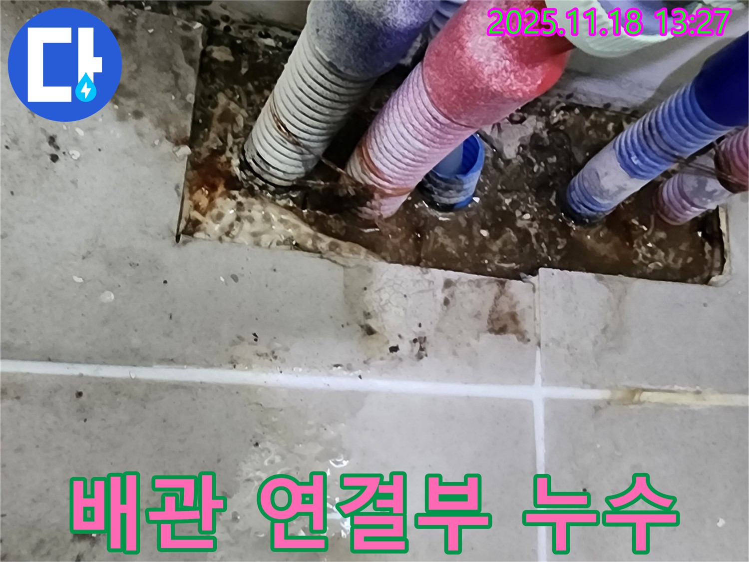 포천시 내촌면 진목리 누수 - 배관 연결부에서 발생한 누수, 신속하고 정확하게 해결