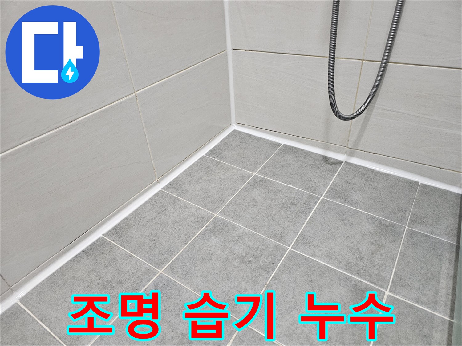 마포구 도화동 현대1차 아파트 욕실 - 조명 주변의 습기 및 누수 흔적을 점검하여 누전 위험을 예방합니다.