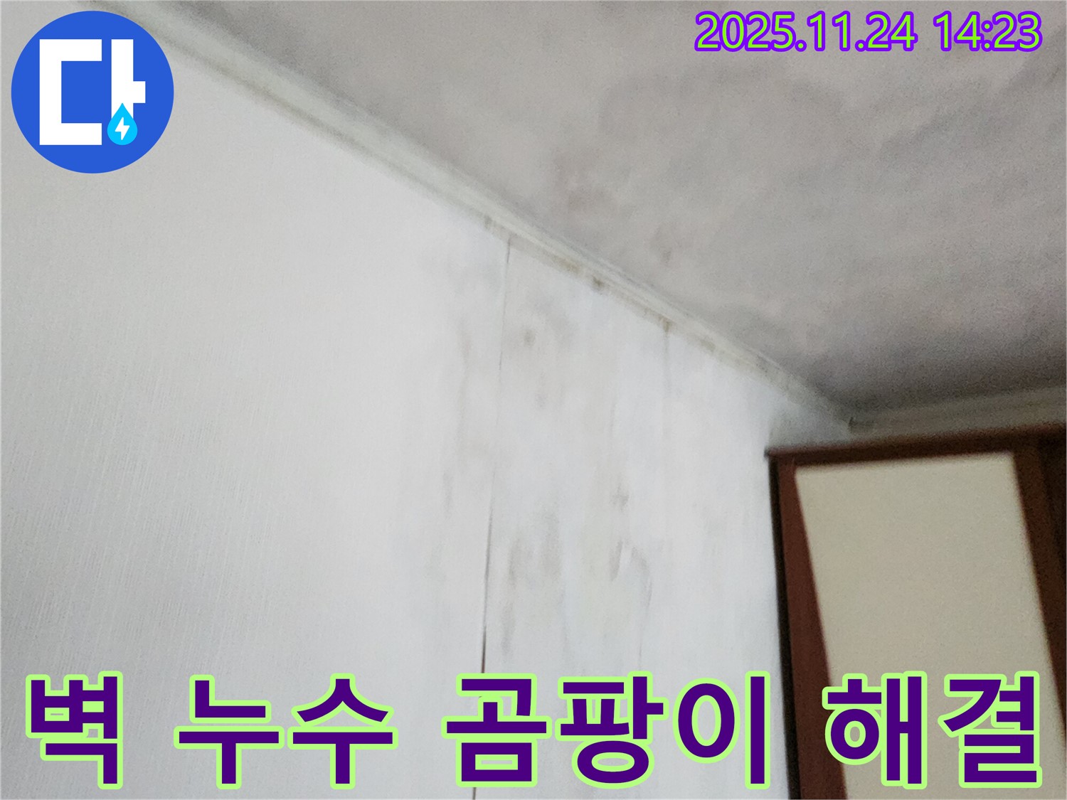 벽 누수 곰팡이 - 문제 해결을 위해 정확한 진단과 꼼꼼한 시공이 필요합니다. 누수 전문가에게 맡겨주세요.