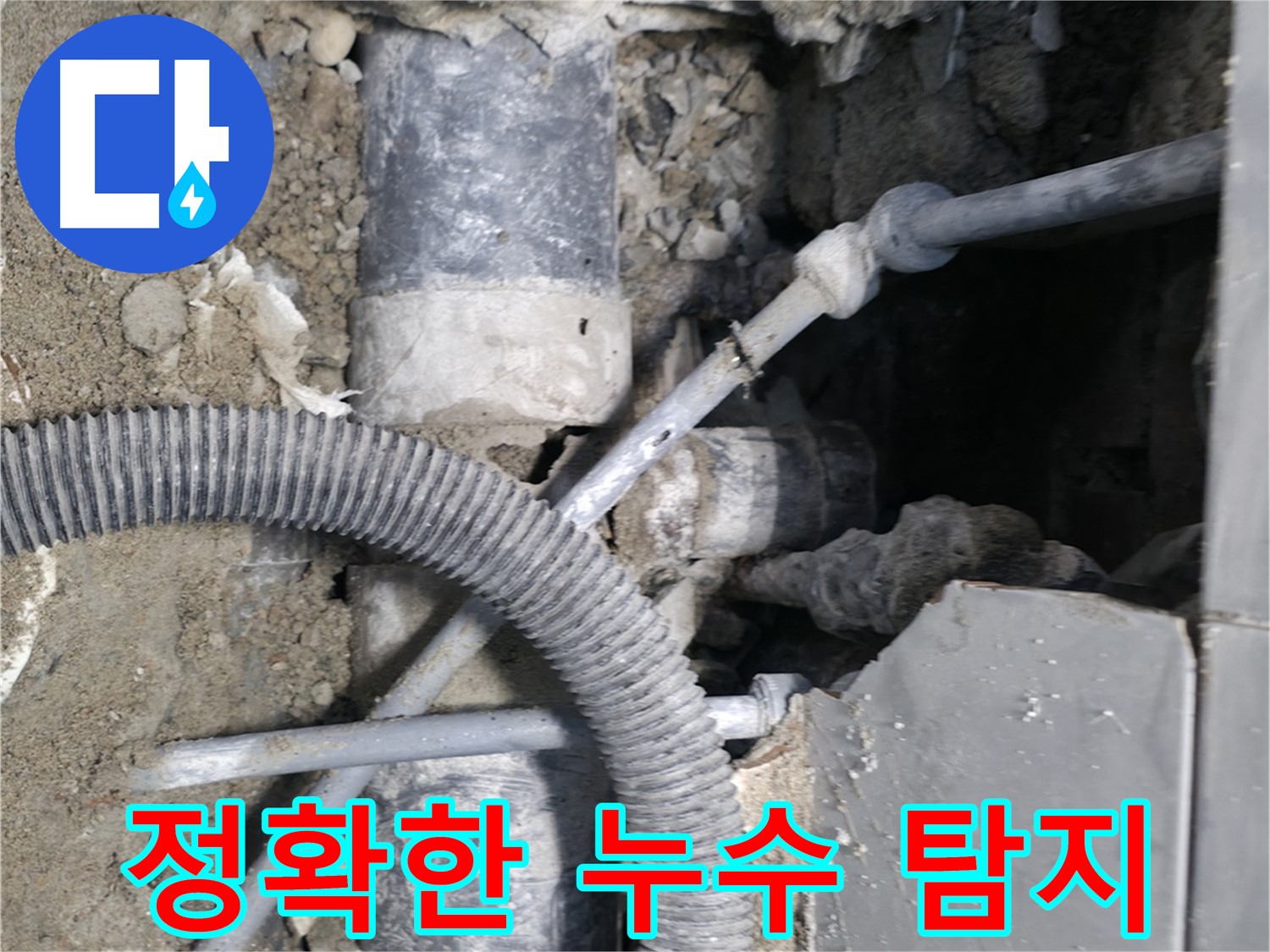 서초2동 - 완벽한 장비를 사용하여 누수 지점을 정확하게 탐지하는 모습