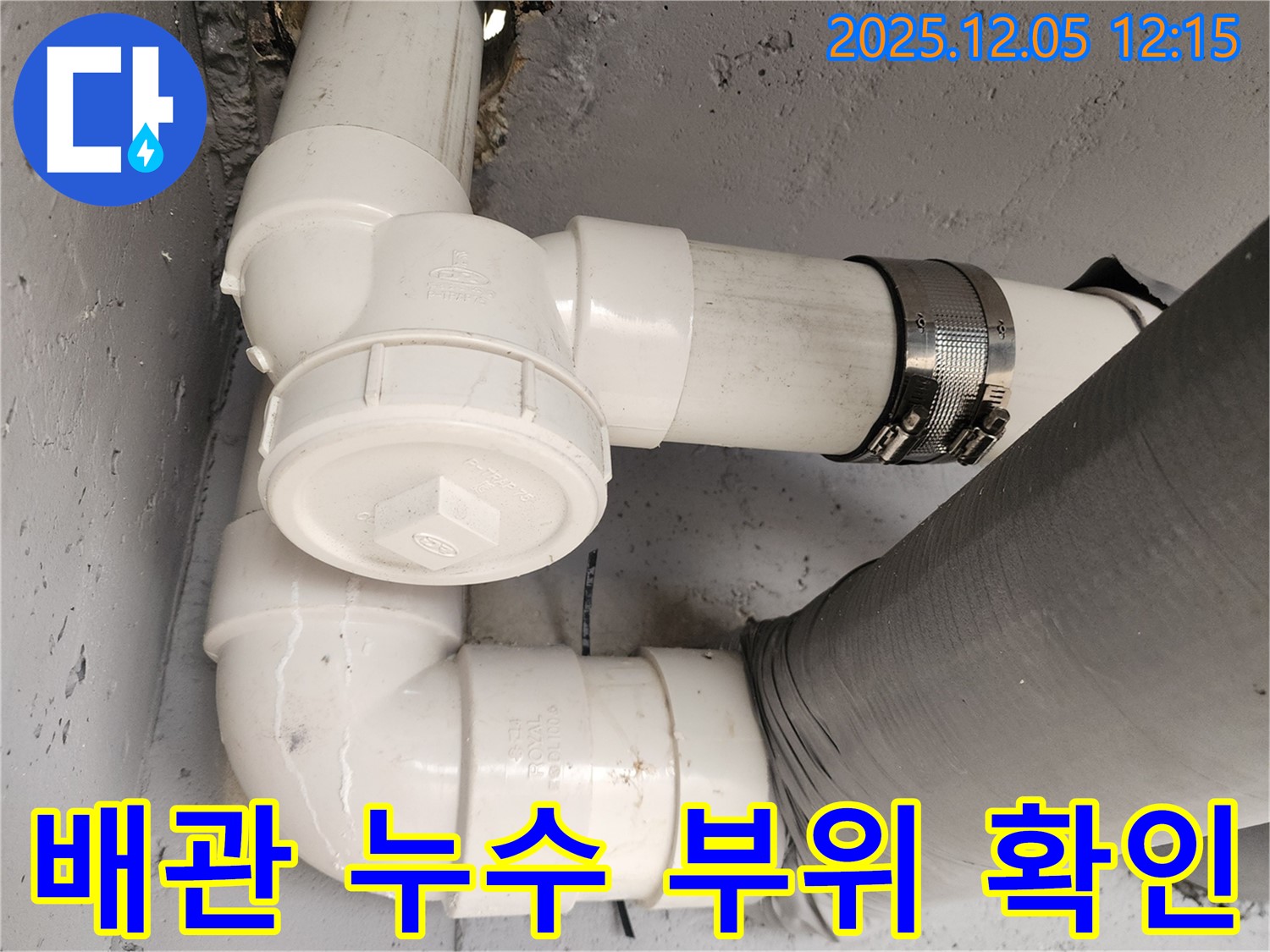 포천시 일동면 배관 누수 - 누수 부위 상세 점검 및 확인