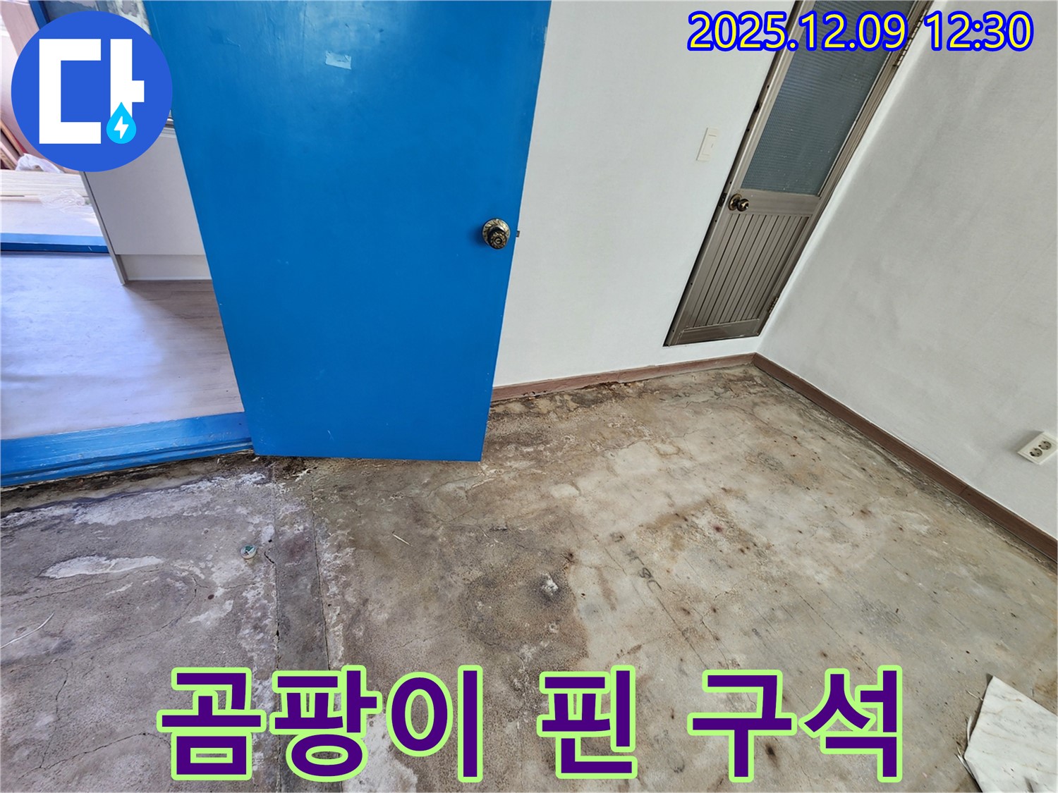 포천 영중면 곰팡이 핀 구석 누수 - 쾌적하게 청소