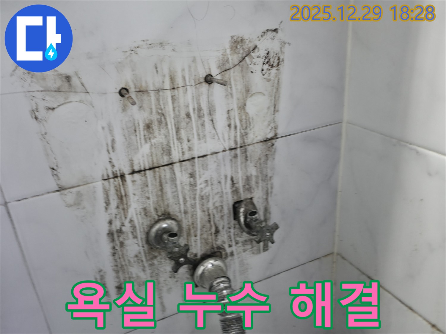 성북구 보문동 아남아파트 욕실 누수 해결 과정 - 누수 원인 진단부터 보수까지 꼼꼼하게 진행하여 고객님의 만족도를 높였습니다.