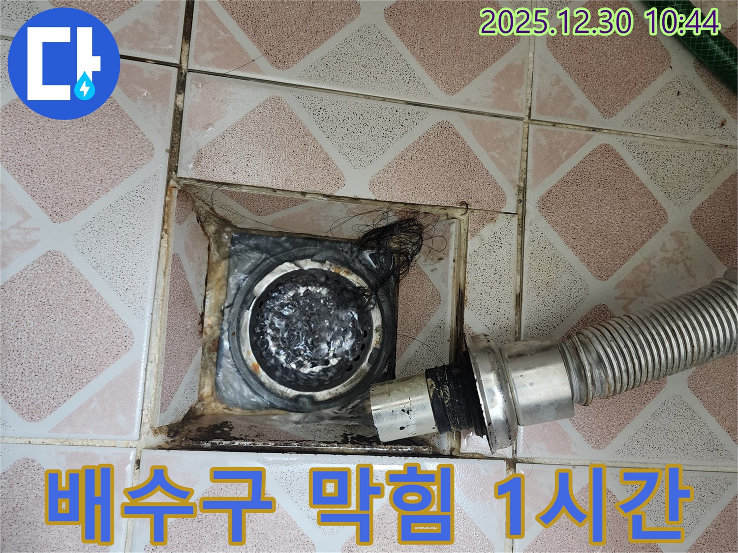 영등포구 신길동 삼성아파트 욕실 배수구 막힘 - 신속한 해결 과정 공개