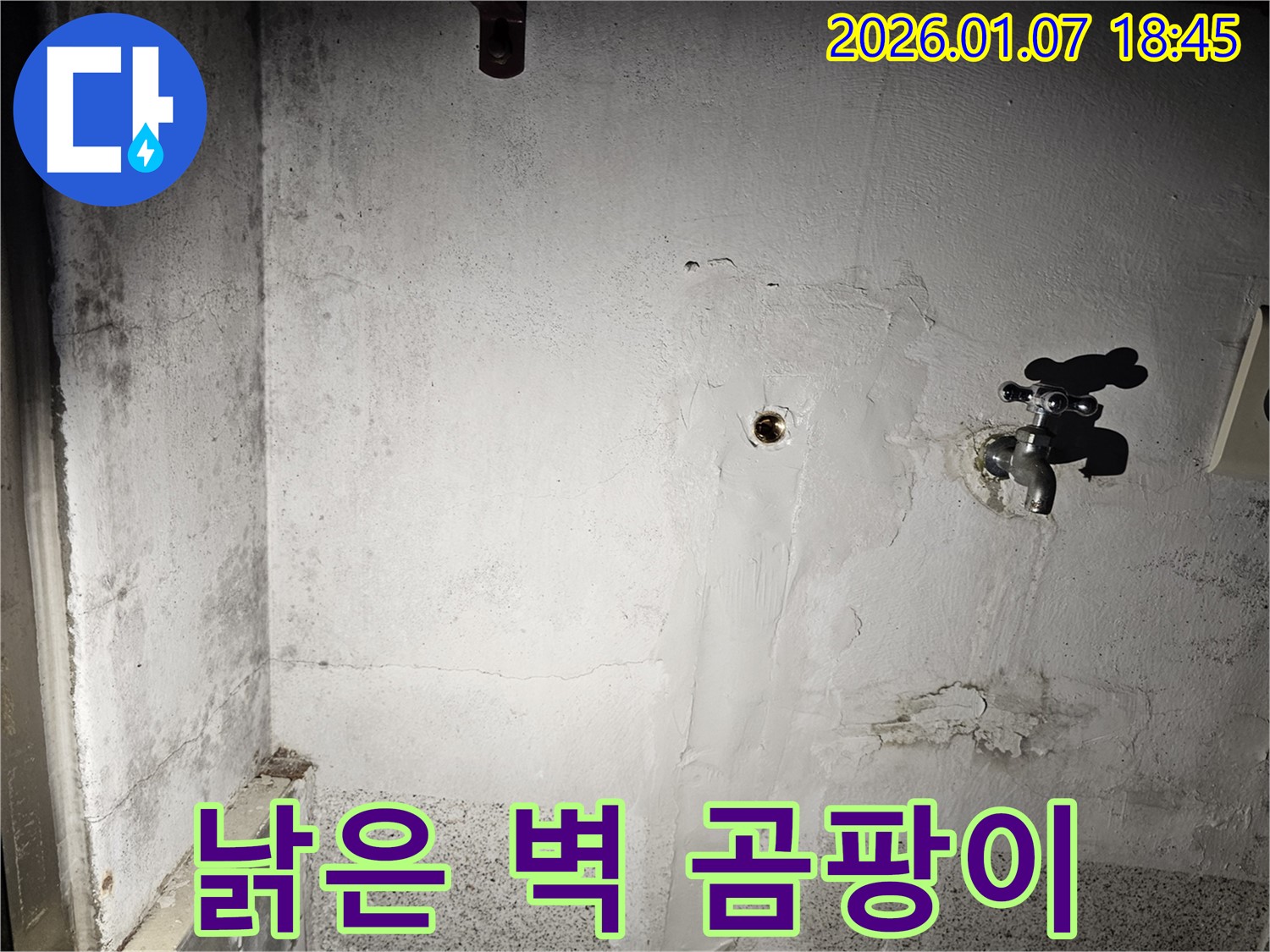 낡은 벽에 곰팡이가 피어 있다면 - 누수를 의심해야 합니다 - 즉시 진단받으시고 책임 시공을 경험하세요!