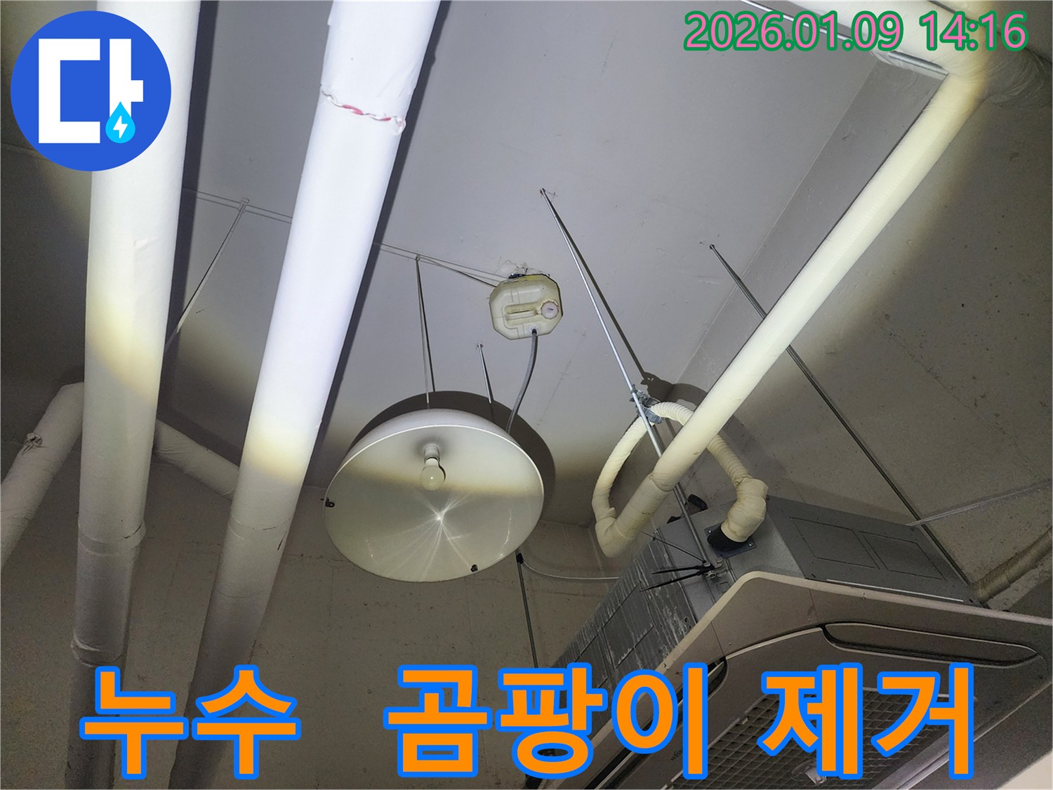 갈매동 천장 누수 - 곰팡이 제거까지 한 번에