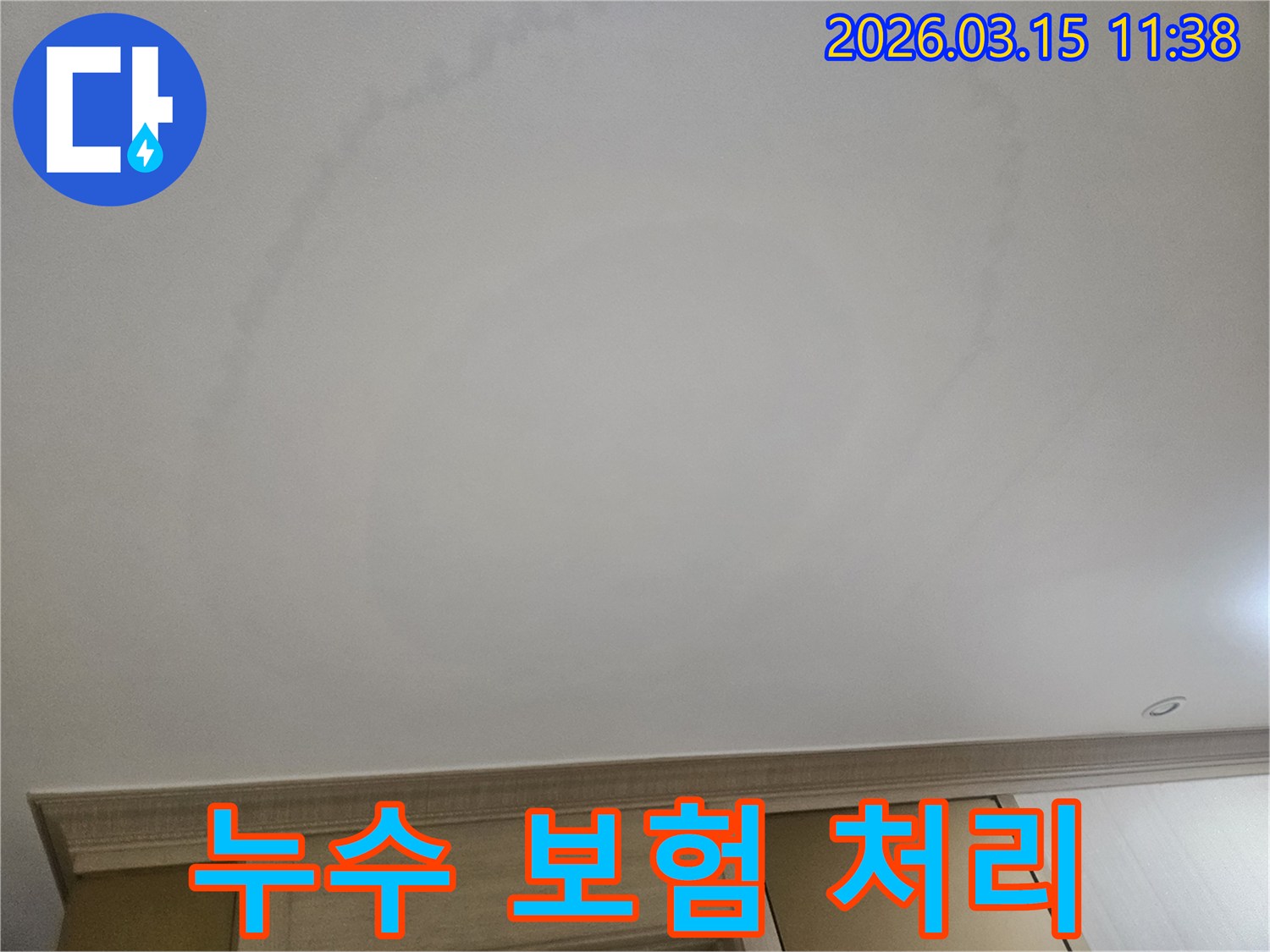천장에-나타난-물자국은-누수-보험-처리를-위한-증거-자료로-활용될-수-있습니다