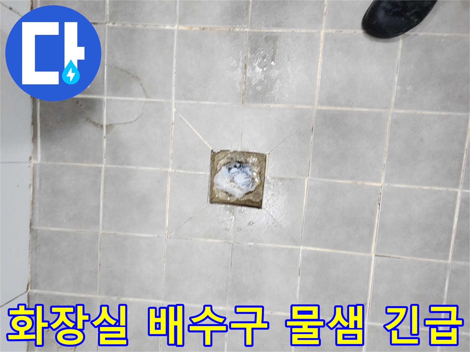 서대문구-화장실-바닥-배수구-주변-물샘-현상에-대한-긴급-조치-현장
