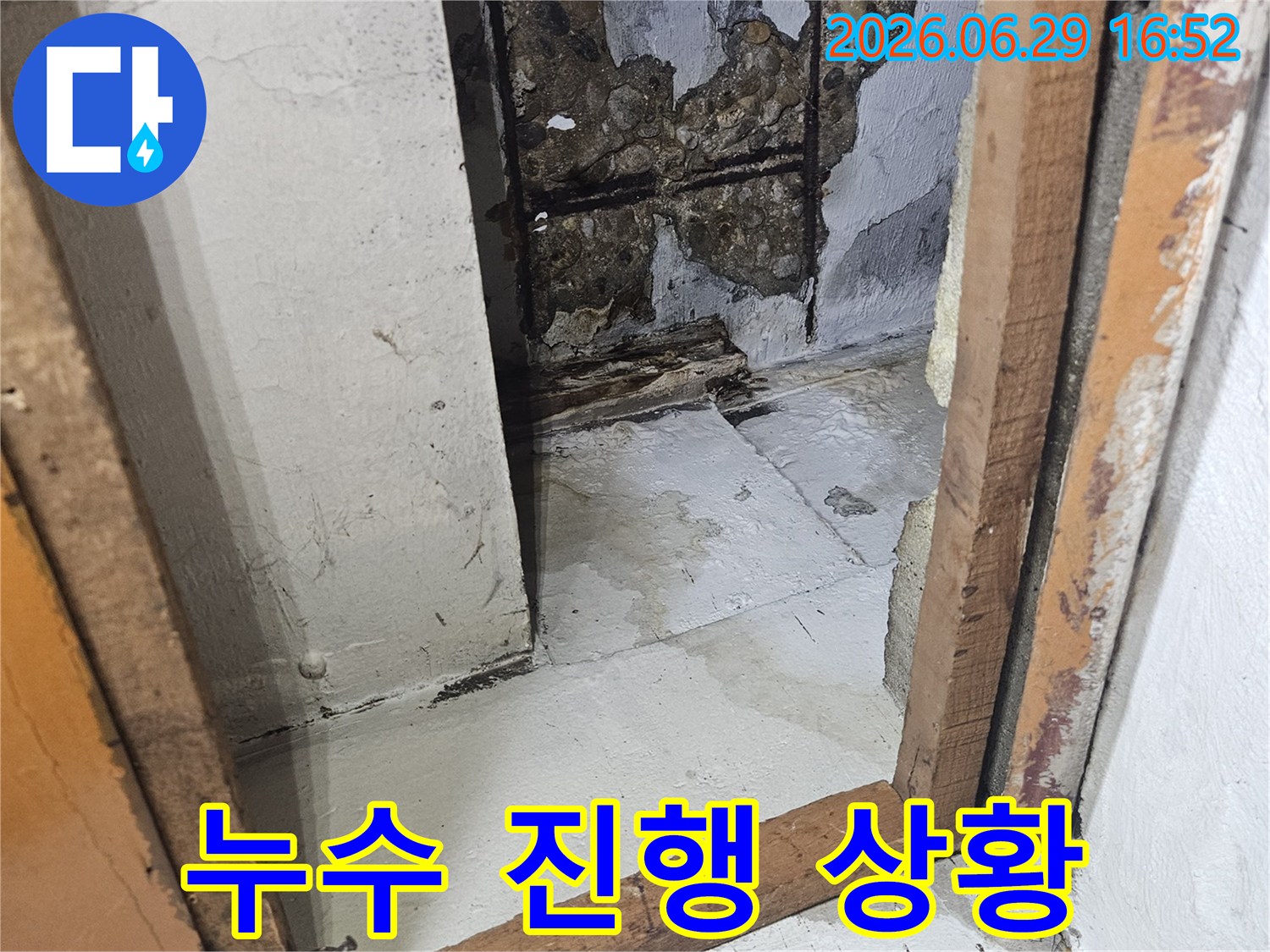 전문가가-진단한-누수-현장으로-콘크리트-부식과-철근-녹이-명확하게-보입니다