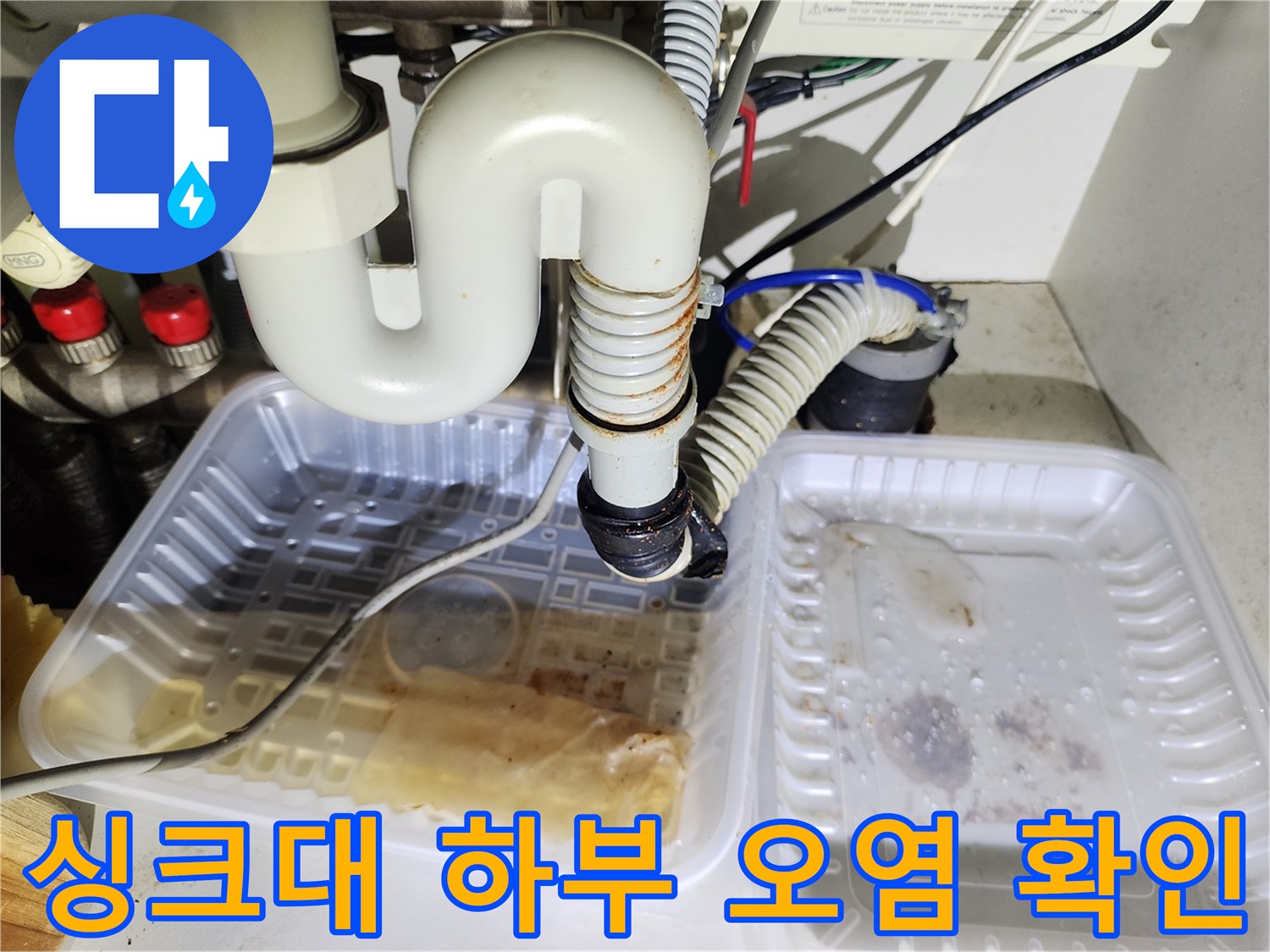 배수-호스-주변-오수-고임-현상